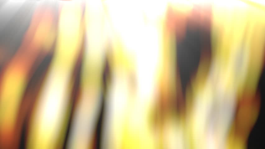 Abstract defocused background of fire like shapes. Seamless loop.