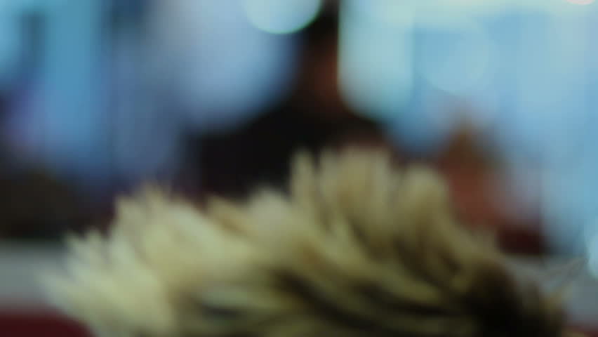 Stylish Blonde Mohawk at Salon