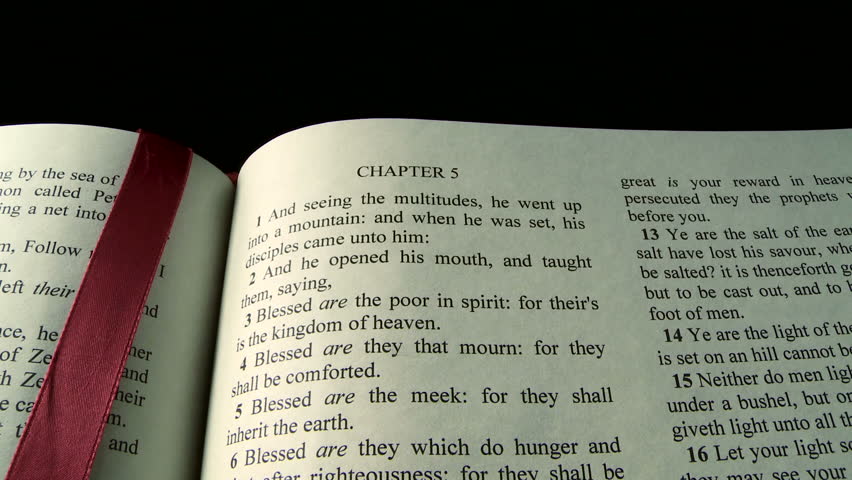 Scripture selection from the Holy Bible, Gospel of Matthew, New Testament