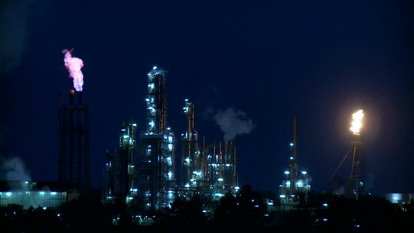 Industry at night