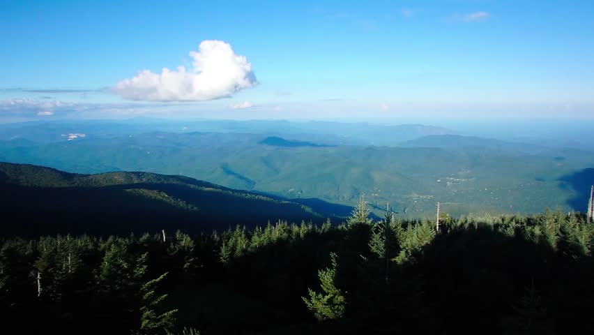 Header of blue ridge mountains
