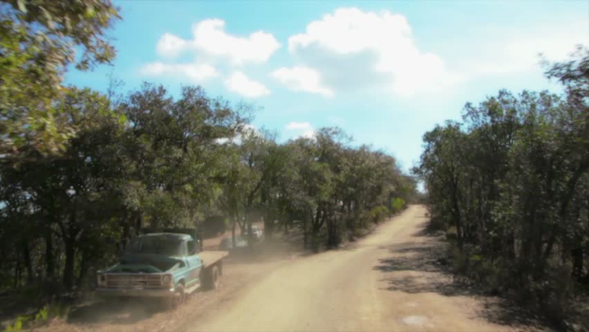 Offroad in dusty road Mexico