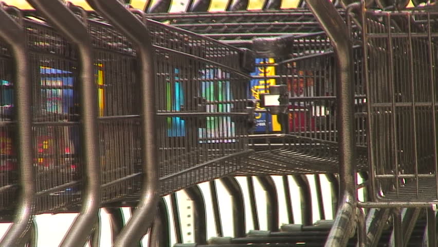 View of shopping carts