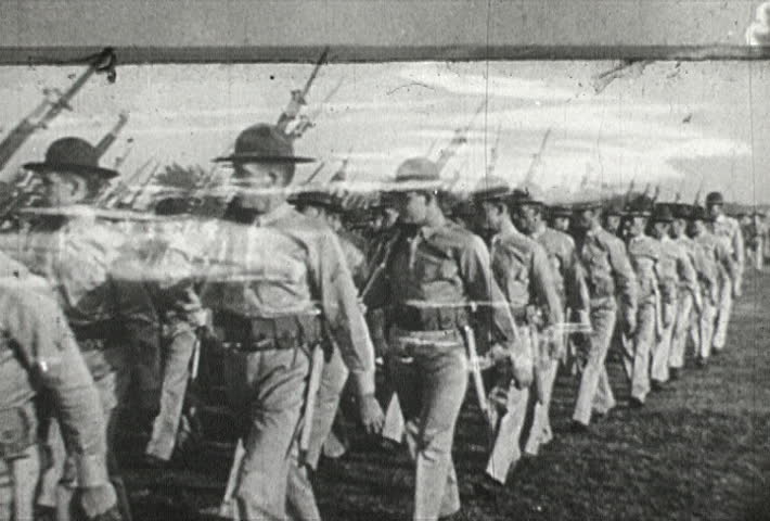 UNITED STATES - CIRCA 1942-1944: World War II, US Soldiers Training and Draft Lottery