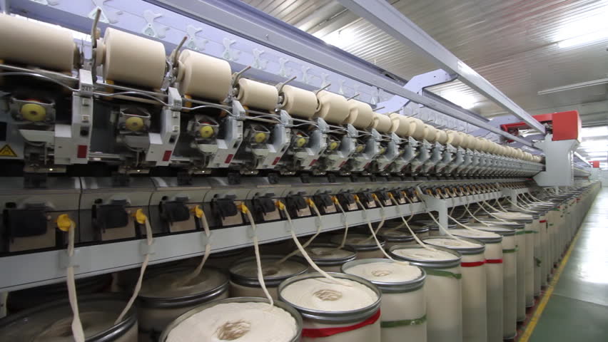 Modern textile factory