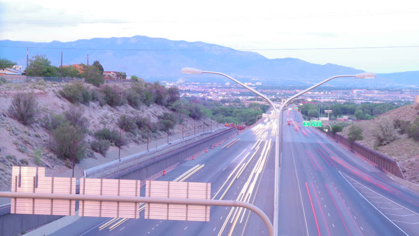 I-40 Highway time lapse