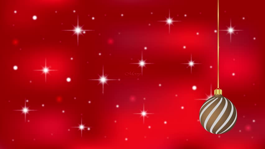 Christmas Elements Against A Red Background 库存影片视频 2912497 | Shutterstock