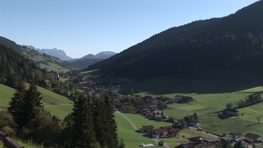 Valey In Alps, Austria