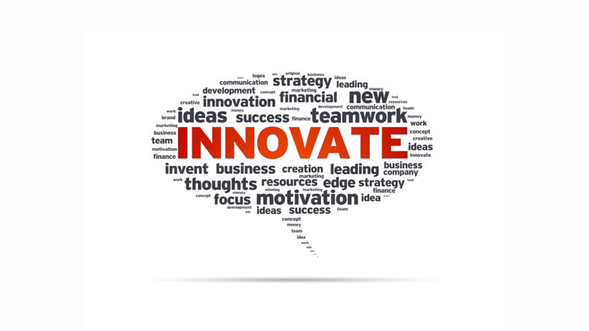 Spinning Innovate Speech Bubble
