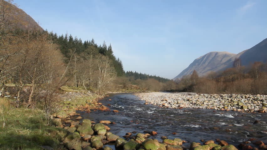 River Nevis in Glen Nevis Scotland