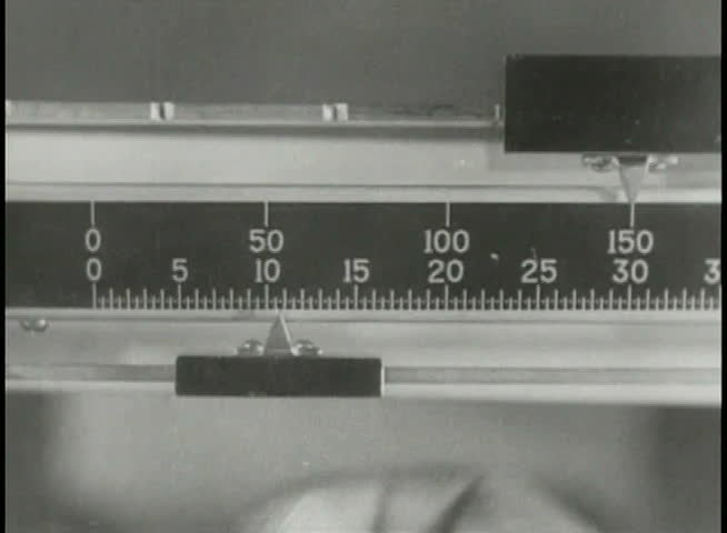 Close-up of person on scale during weigh-in