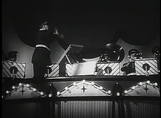 Man conducting orchestra