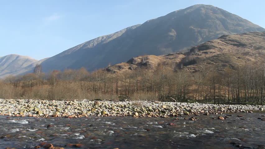River Nevis in Glen Nevis Scotland