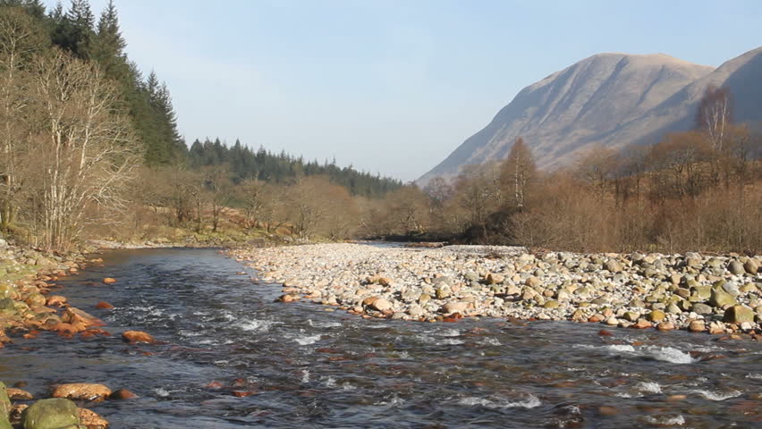 River Nevis in Glen Nevis Scotland