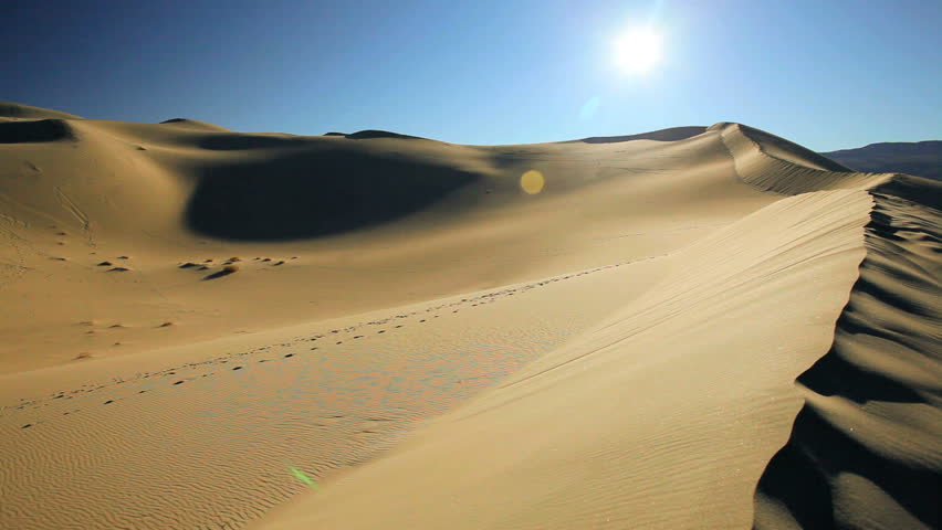 Barren desert environment landscape