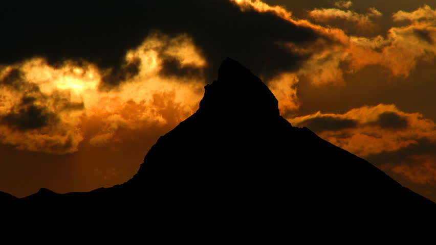 The Matterhorn, or Monte Cervino or Mont Cervin, is a mountain in the Pennine Alps on the border between Switzerland and Italy. It is an iconic emblem of the Swiss Alps and the Alps in general. 

