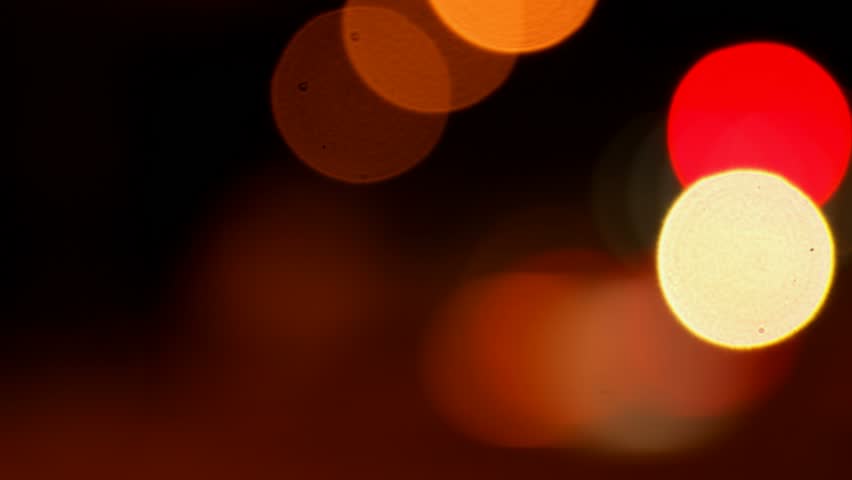 Timelapse out of focus, orbs.