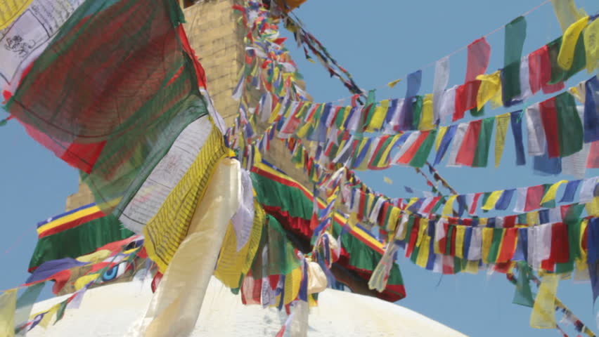 Boudhanath Stupa in the Kathmandu valley, Nepal 