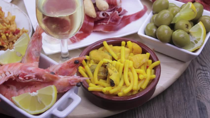 traditional spanish tapas variety