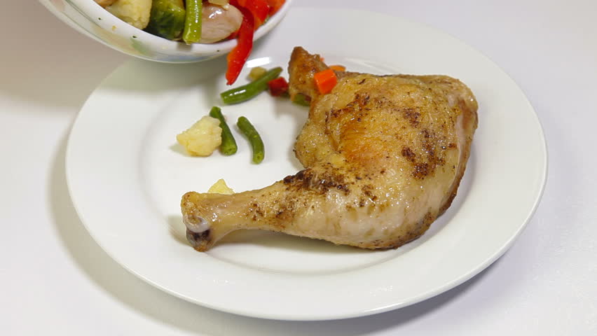  Fried Chicken and Vegetable Stir Fry