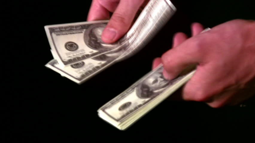 count dollars in hands 