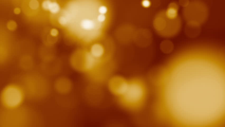 Abstract bokeh golden particles