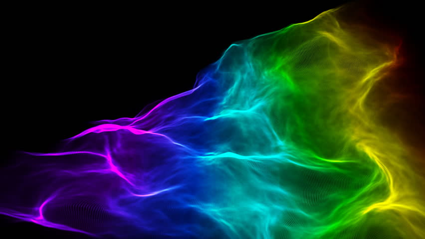 Colorful background waving loop