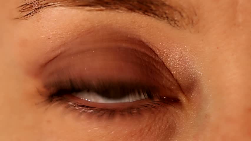 Eye expression closeup - looking around
