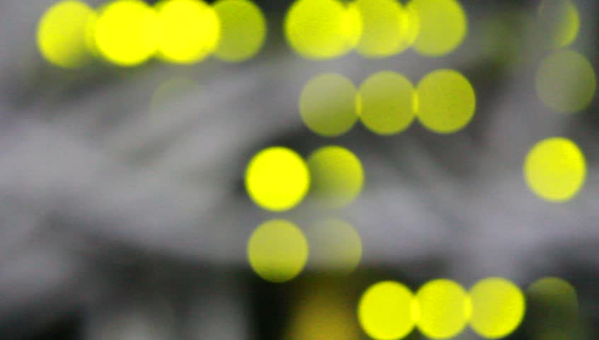 Abstract lights of network server.