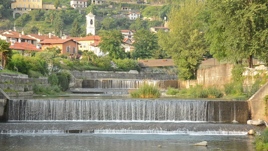 weir in a river