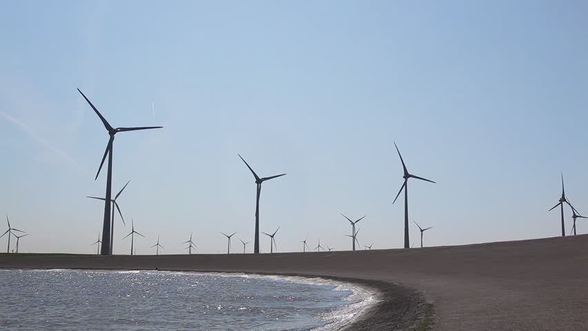 Windturbines producing alternative energy