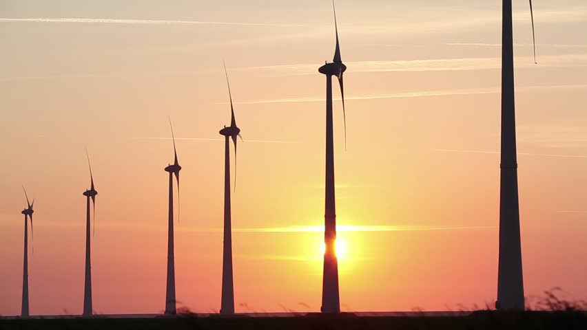 Windturbines producing alternative energy