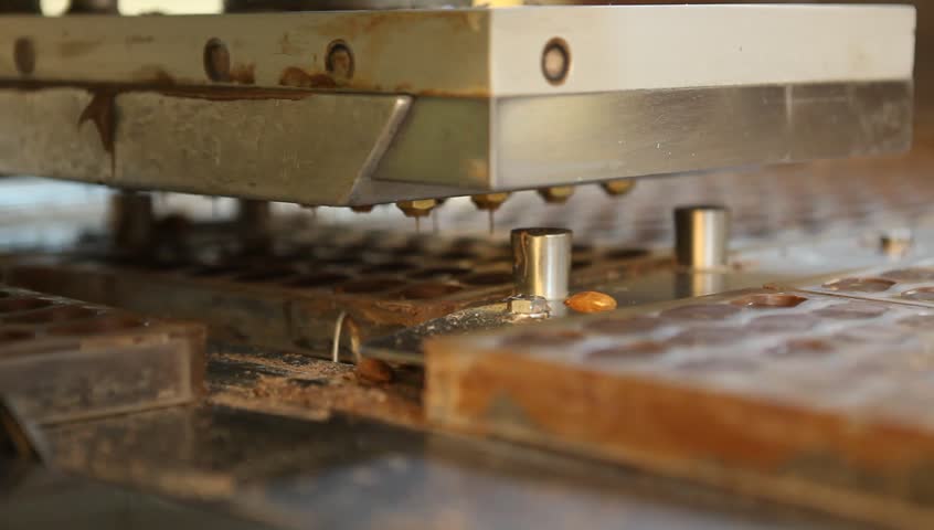 Chocolate-making factory in the "Del Turista" in San Carlos de Bariloche, Argentina