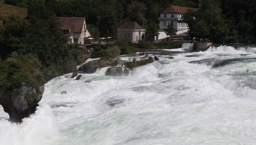 Rhine Falls near Schaffhausen in Switzerland