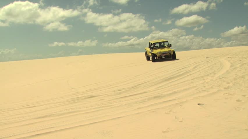 SAND DUNES, BRAZIL - CIRCA 2010: Dune Buggy on the Sand 