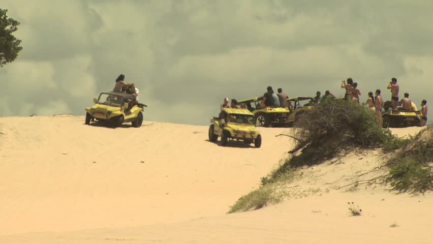SAND DUNES, BRAZIL - CIRCA 2010: Dune Buggy on the Sand 