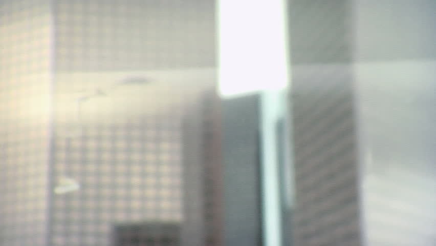 CU, Lockdown, Two businessmen meeting, looking out the window and having a discussion
