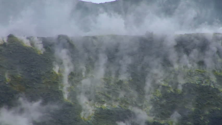 Sulfurous fumaroles, Vulcano, Italy
