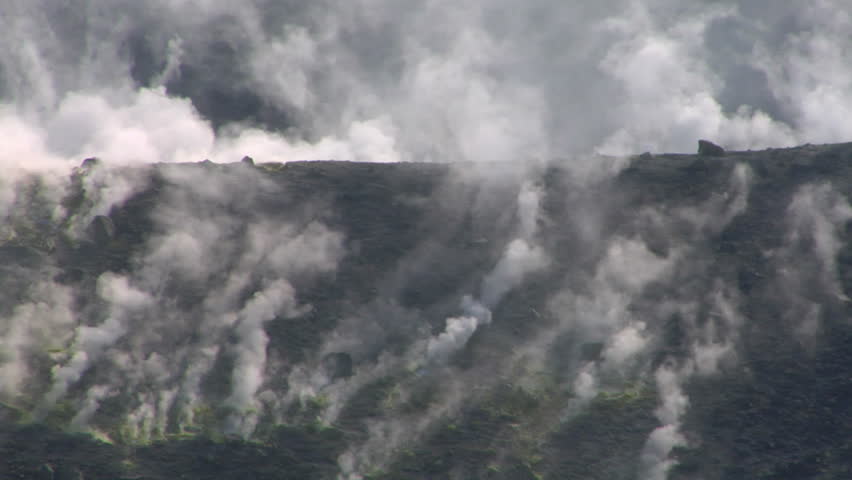 Sulfurous fumaroles, Vulcano, Italy
