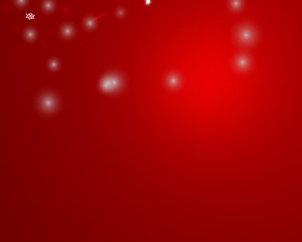 Christmas background in red with stars and snowflakes.
