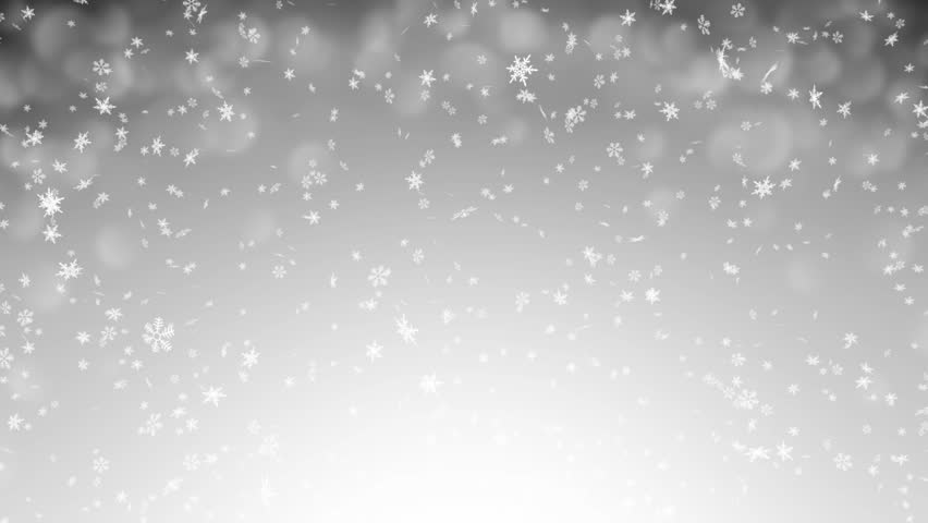 Gentle Christmas Morning Snow - seamless loop

