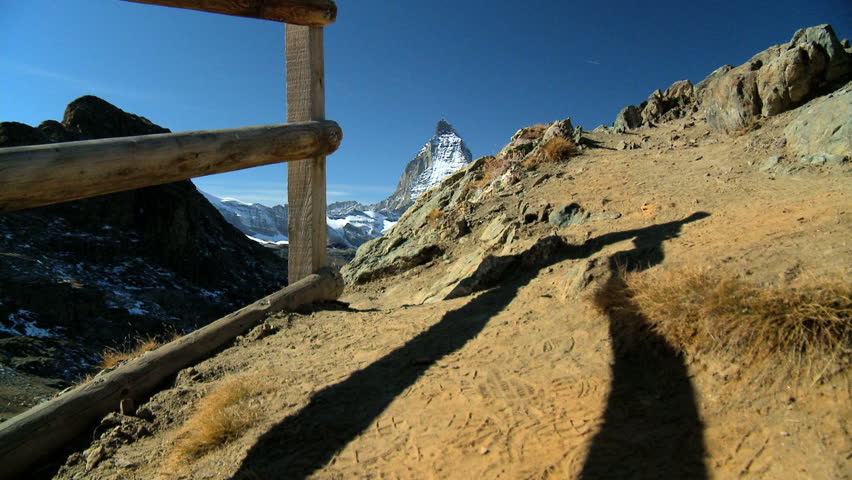 Panoramic view of the Matterhorn & Zermatt in Switzerland