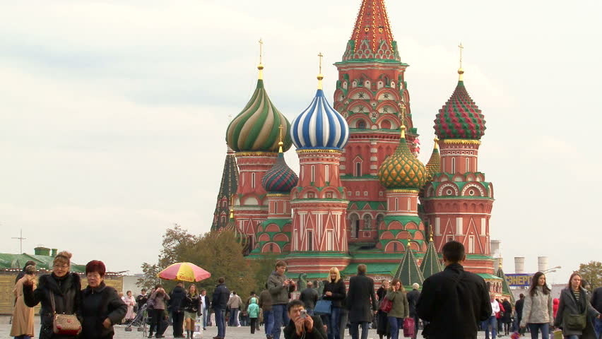 MOSCOW, RUSSIA - Fall 2010: Saint Basil's Cathedral in Moscow, Russia