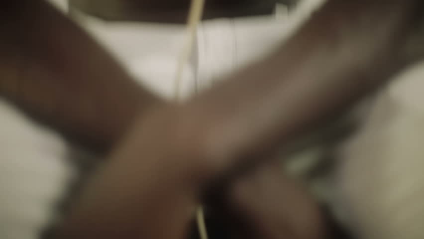 young african guy waving and dancing with a cool attitude