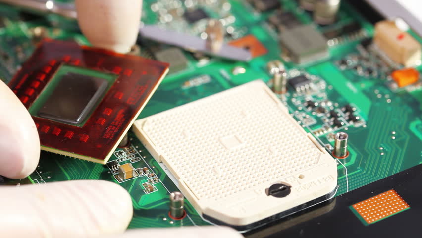 Installing and removing computer processor (CPU)
