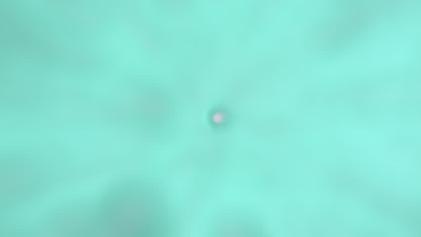 Zoom to close up green cell membrane with visible nucleus amongst tissue of same cells