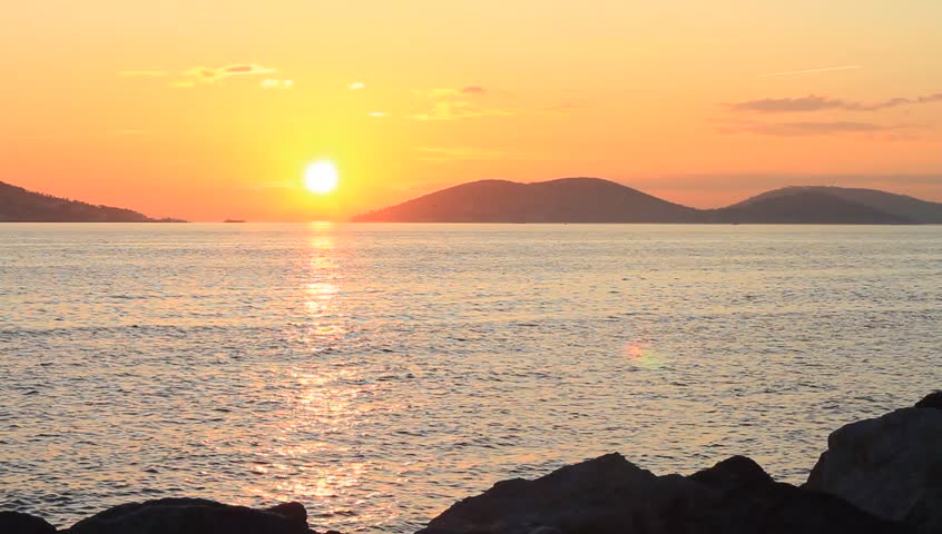 Marmara Sea at Sunset