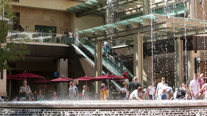 SALT LAKE CITY, UTAH SEPT 2012: After grand opening City Creek Center. Develop revive urban blight and downturn. Commercial, residential and office. Owned by Mormon church to beautify area. Mall..