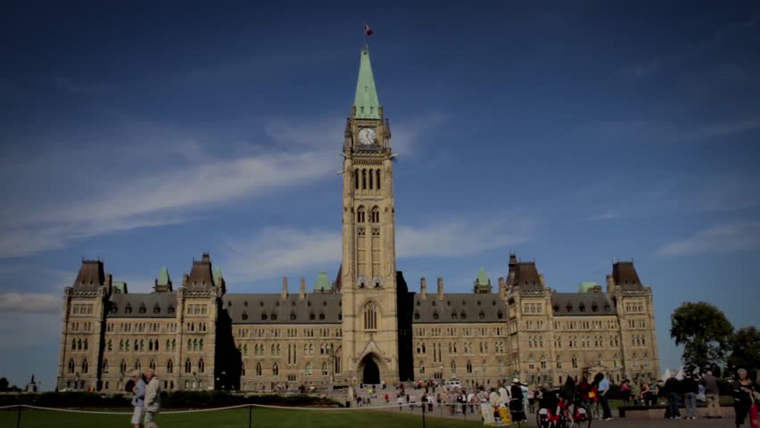 Canadian Parliament in Summertime