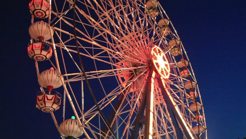 Ferris wheel at amusement park
